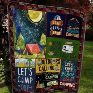 Let S Camping Quilt Blanket  Quilt